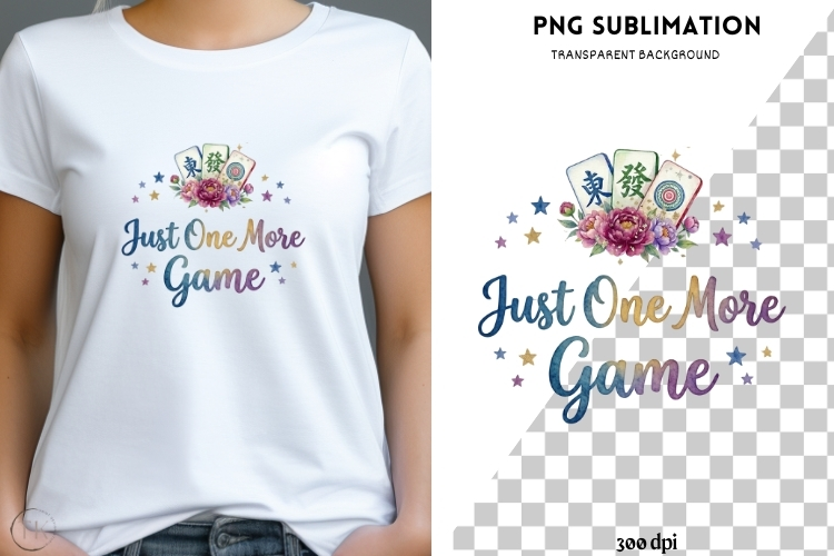 Mahjong png design for T-shirts