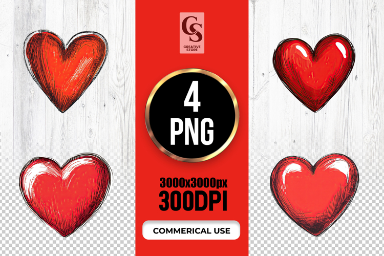 Valentine Heart Clipart Image 4