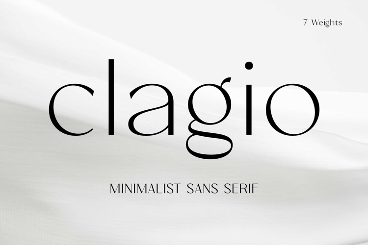 Clagio Modern Sans Familiy