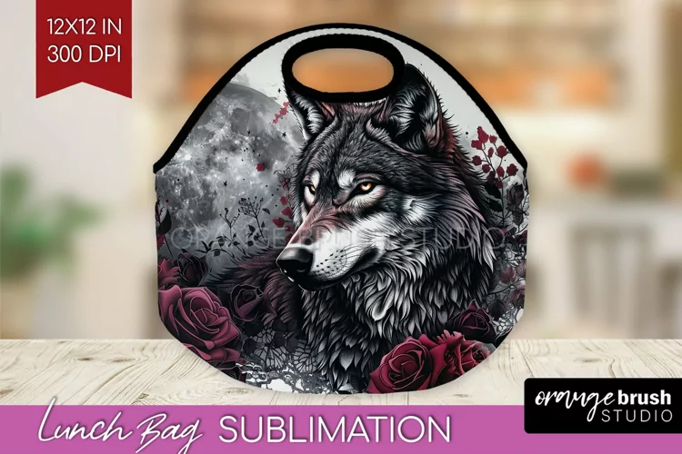 Dark Gothic Lunch Bag - Victorian Gothic Lunch Bug PNG