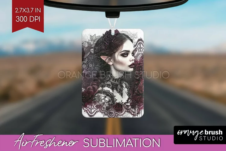 Dark Gothic Air Freshener PNG - Victorian Gothic PNG