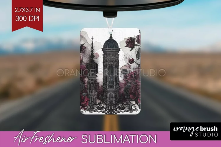 Dark Gothic Air Freshener PNG - Victorian Gothic PNG