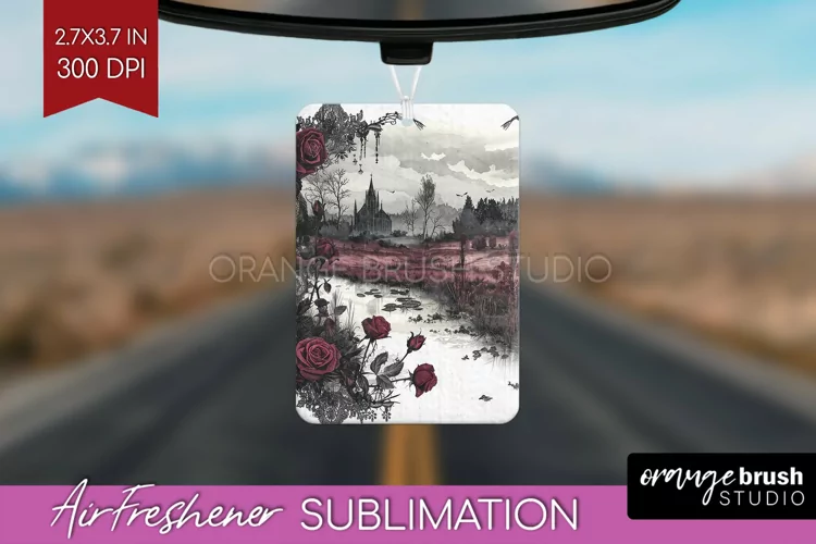 Dark Gothic Air Freshener PNG - Victorian Gothic PNG