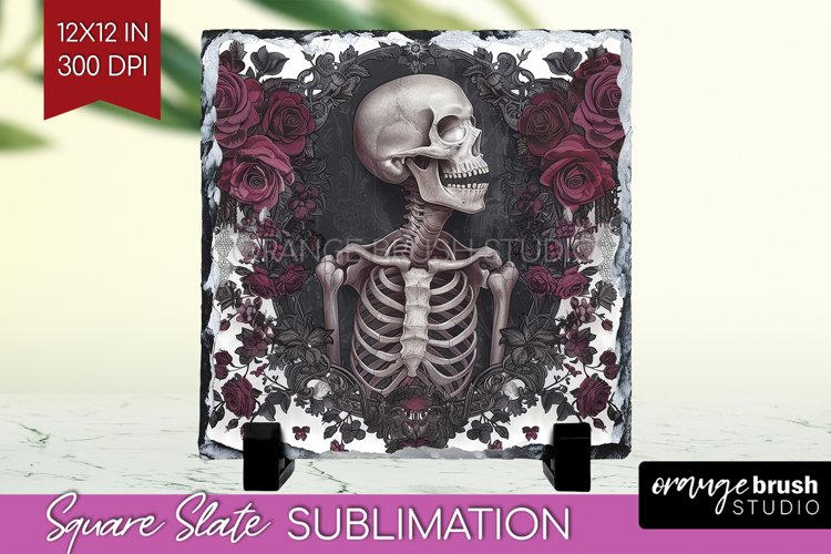 Dark Gothic Slate PNG - Victorian Gothic Square Slate example image 1