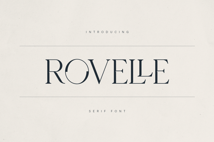 Rovelle An Elegant Serif Font