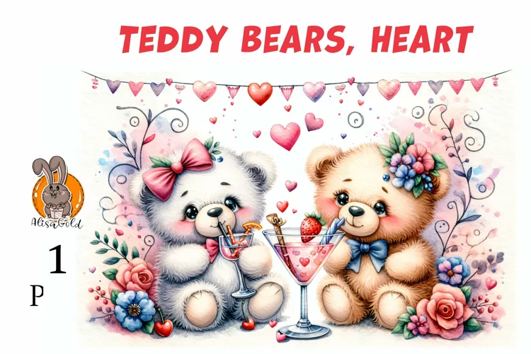 bears and a heart