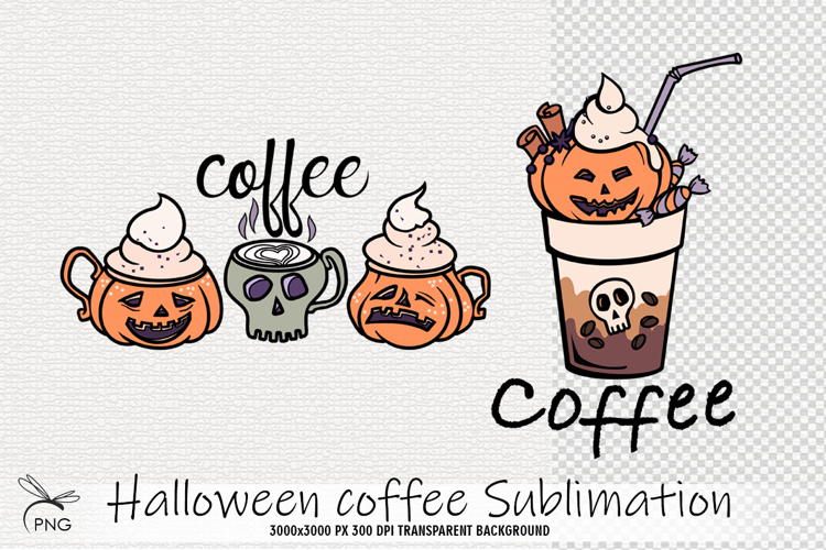 Halloween coffee Sublimation