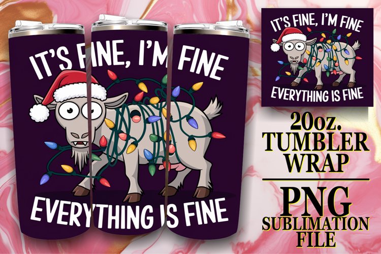 BLISSFUL SUNSETS 20oz TUMBLER WRAP, Xmas