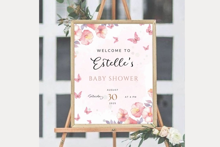 Baby Shower Welcome Template 53