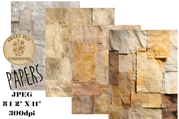 Mixed Media, Grunge, Papers, Junk Journal