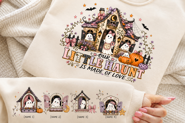 Cute Halloween Ghost Window PNG