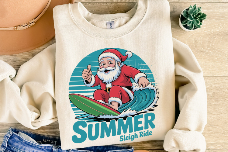 Summer Sleigh Ride Svg | Christmas Svg | Shirt Svg