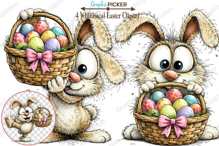 Easter Bunny Clipart Image 18
