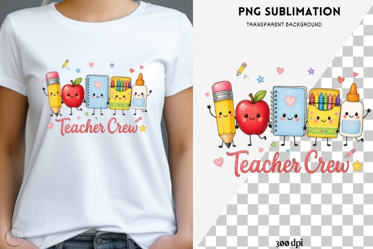 Teaching besties png design for T-shirts