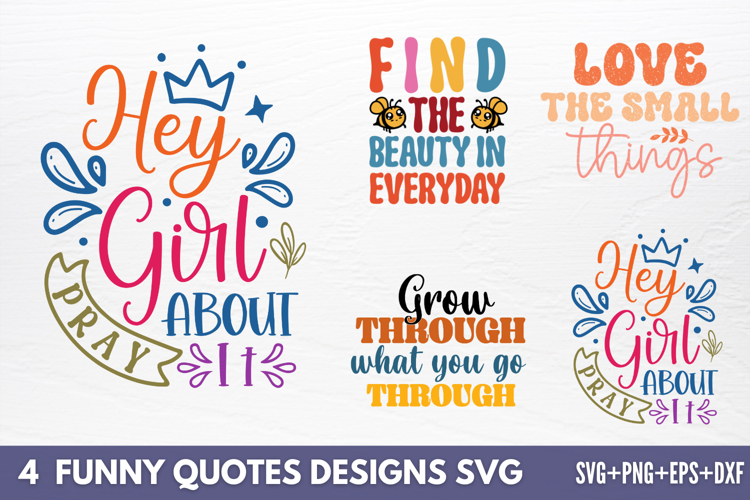 Motivational Quotes Designs SVG
