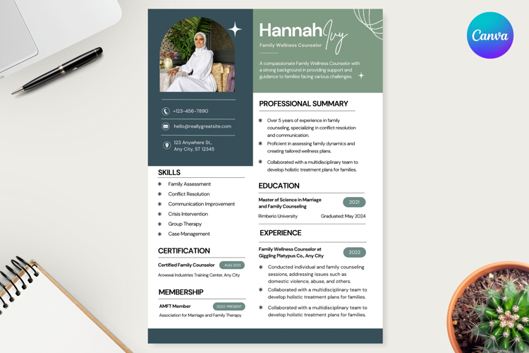 10 Resume CV - Canva