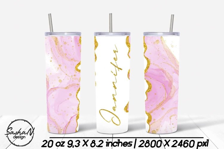 Alcohol Ink Tumbler Wrap Image 7