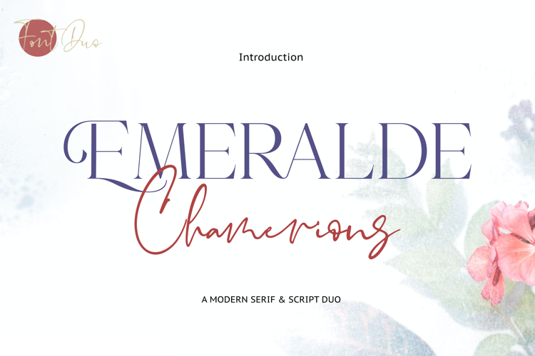 Emeralde - Chamerions Stylish Font Duo example image 1