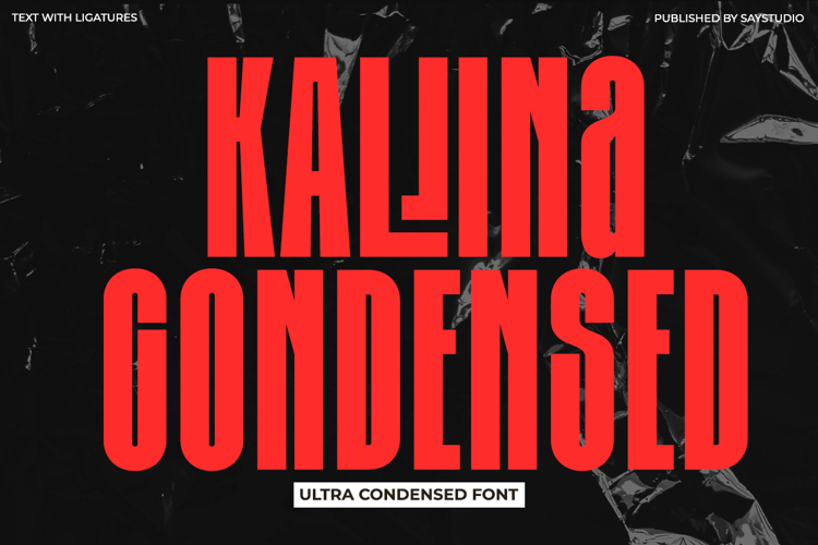 Kalina - Ultra Condensed Font