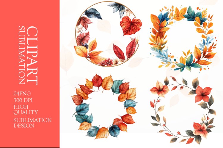 Floral Wreath Clipart Image 21