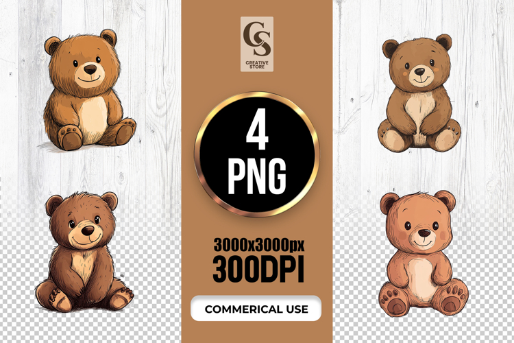 Teddy Bear Clipart Image 2