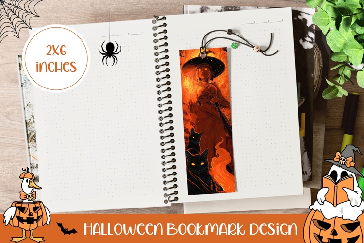 Printable Halloween Bookmark Image 21