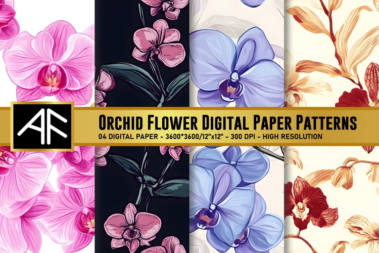 Orchid Clipart Image 7