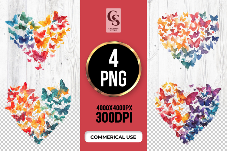 Flying Butterfly Clipart Image 15