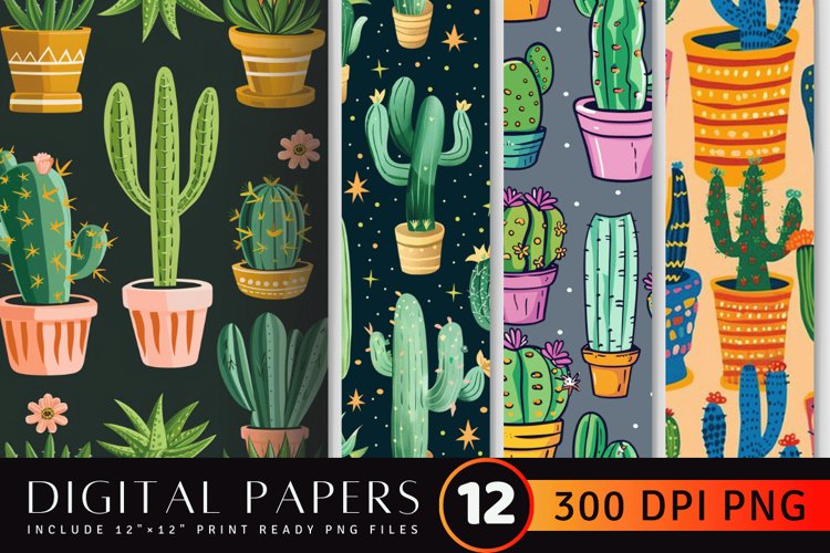 Watercolor Cactus Clipart Image 18