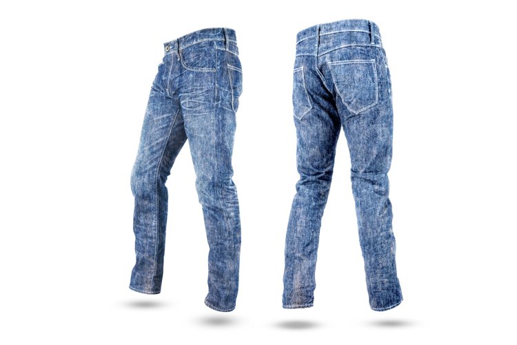 Man Denim Whased Mockup example image 1