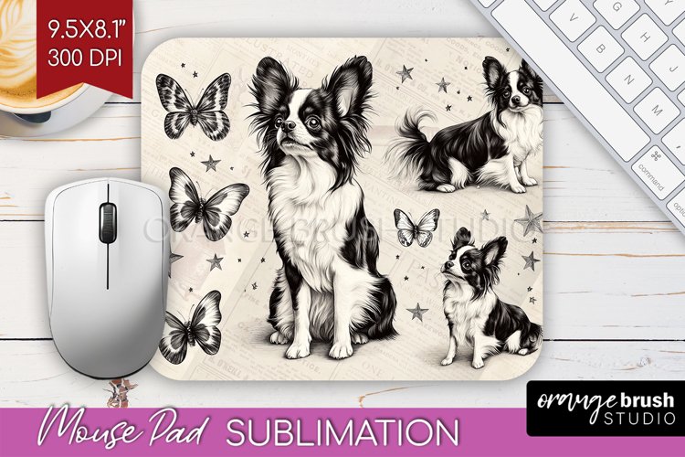 Cute Dogs Mouse Pad Sublimation - Puppy Mousepad PNG