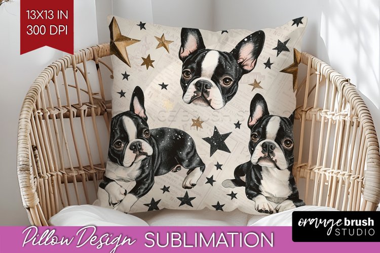 Cute Dogs Pillow Sublimation - Puppy Pillow Cover PNG