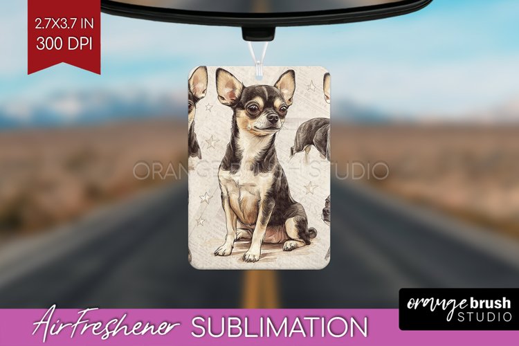 Cute Dogs Air Freshener PNG - Puppy PNG Sublimation