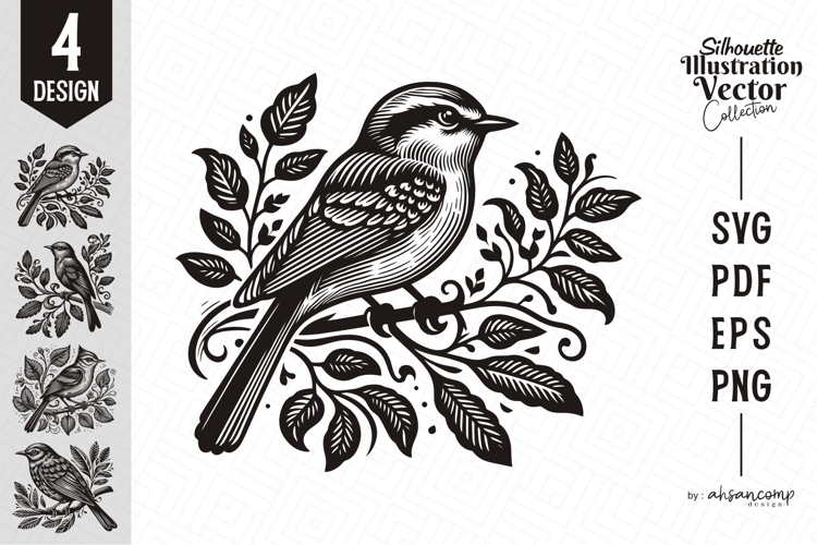 Bird Silhouette Vector Collection