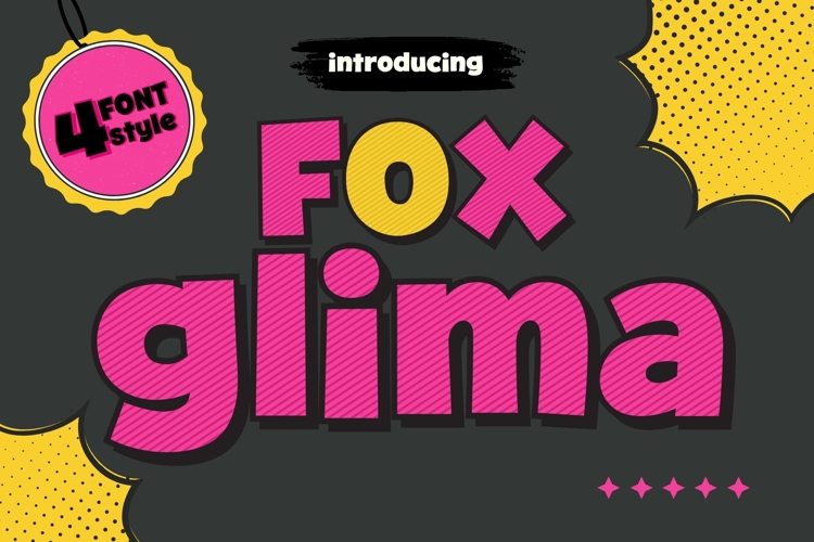 Fox Glima 4 Font Style