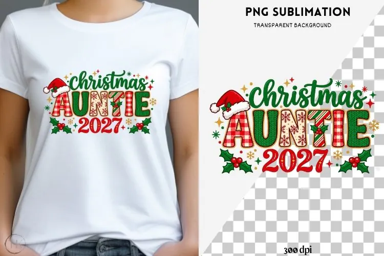 Family Christmas png design for T-shirts