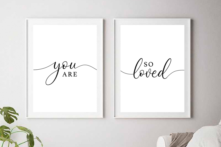 You Are So Loved Set of 2 Prints