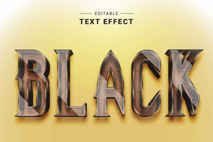 Editable Text Effect for Illustrator. Vector Graphic styles