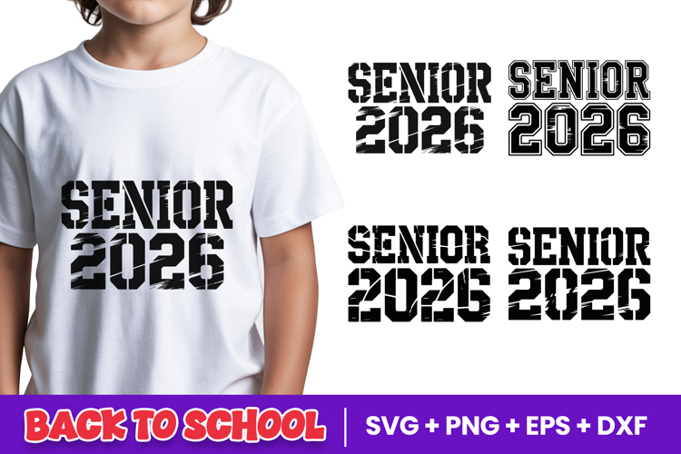 Senior 2026 Back to School SVG PNG