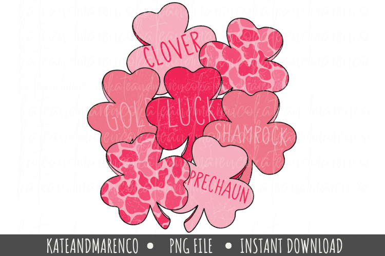 Girl St Patrick Camo PNG | Clovers PNG | Saint Patrick PNG