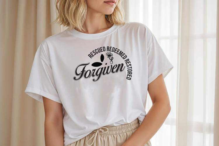 Forgiven PNG T-Shirt Design