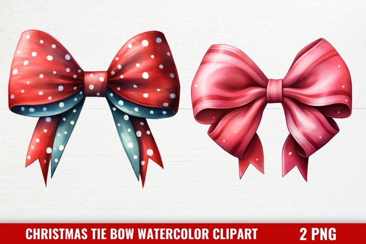 Christmas Bow Clipart Image 4