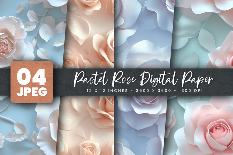 Pink Rose Clipart Image 8