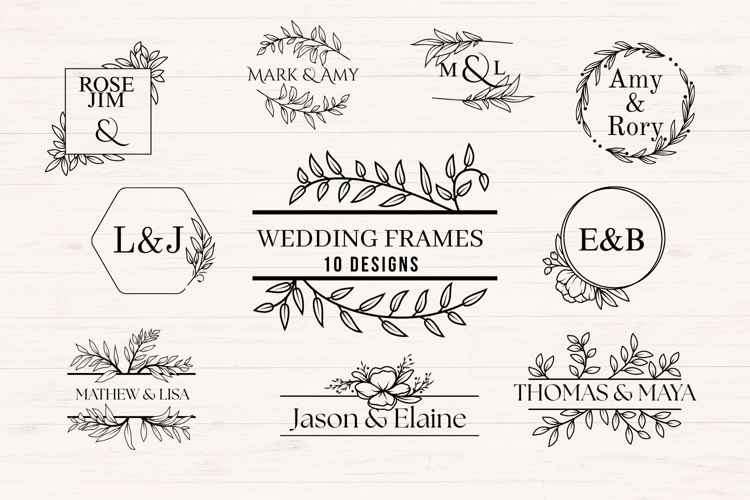 Floral Frame Svg  Image 4