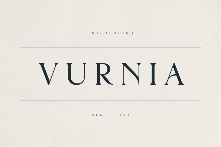 Vurnia Elegant Serif Font