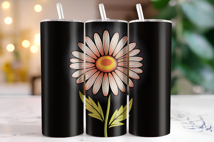 Flowers Tumbler Wrap | Sublimation | Tumblers