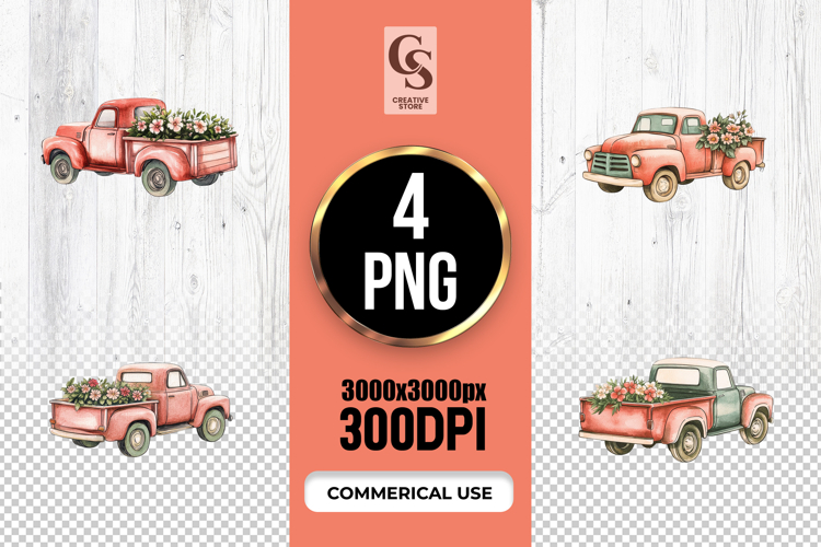 Vintage Truck Clipart