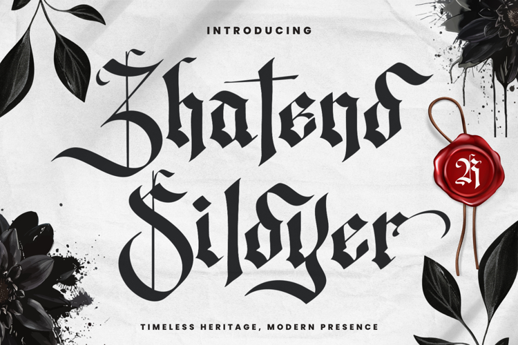 Zhatend Sildyer Blackletter