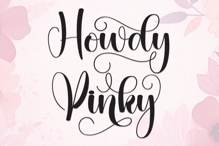 Howdy Pinky example image 1
