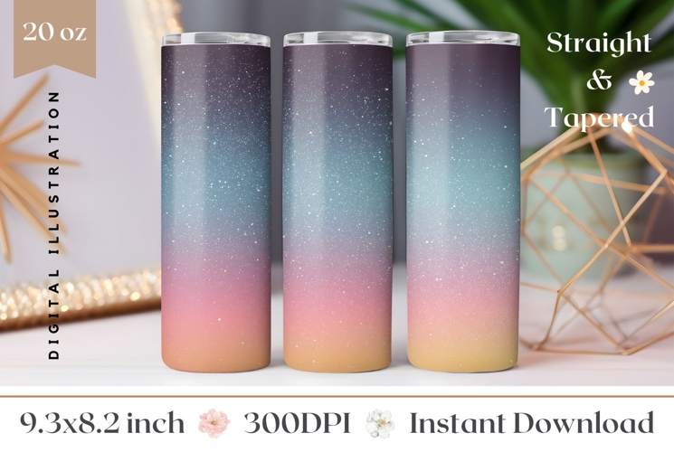 Glitter Sublimation Tumbler Designs